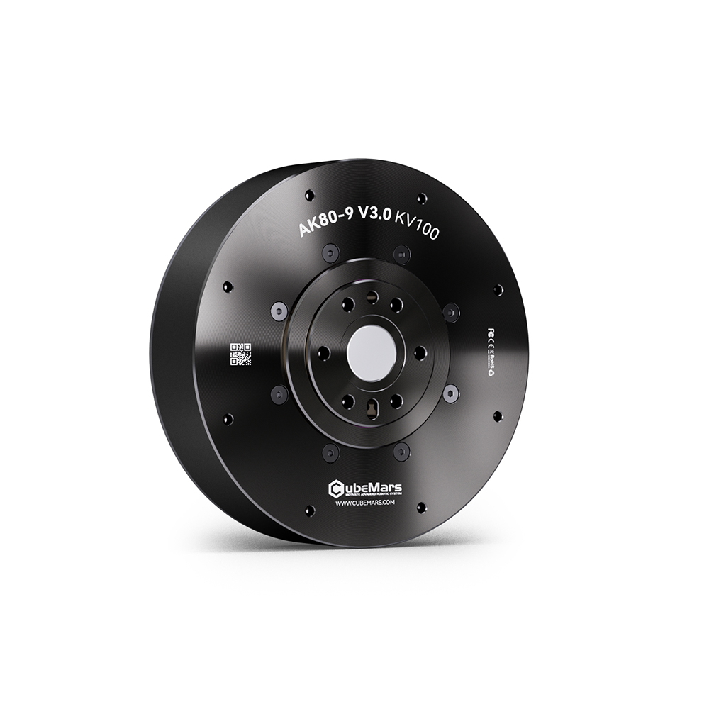 Mit Cheetah Motor Actuator - Cubermars AK80-9 DCモーター OEMサーボロボットアクチュエーターモーター（ギア付き、減速比9:1）MITチーターモーター（歩行ロボット用）