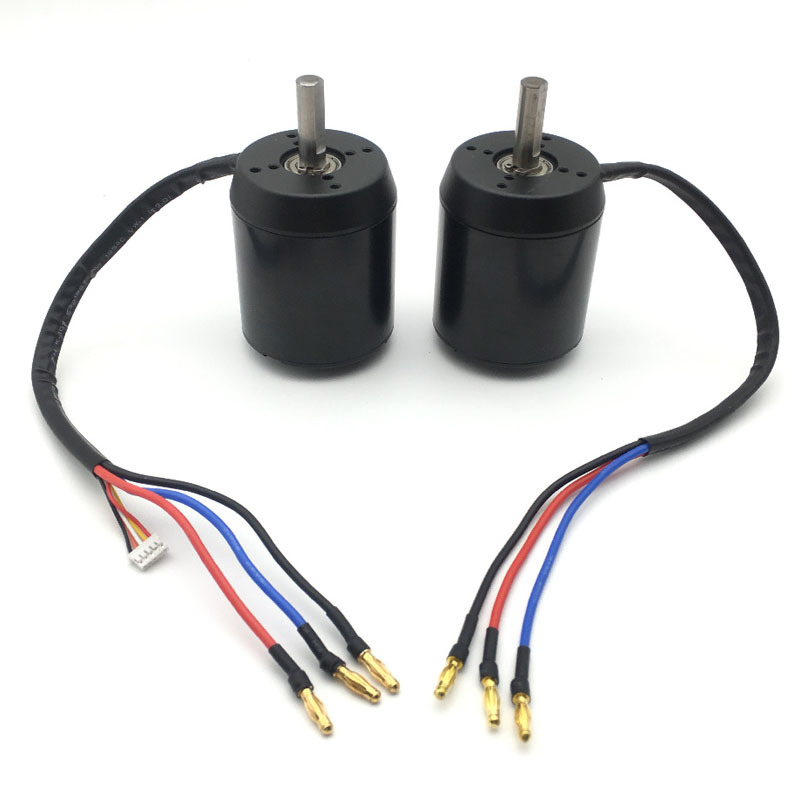 6384 Brushless Motor Sensored - ブラシレスモーター,電動バランススクーター,電動スケートボード,10mmモーターsl,24-36v,6384,120kv,bldc