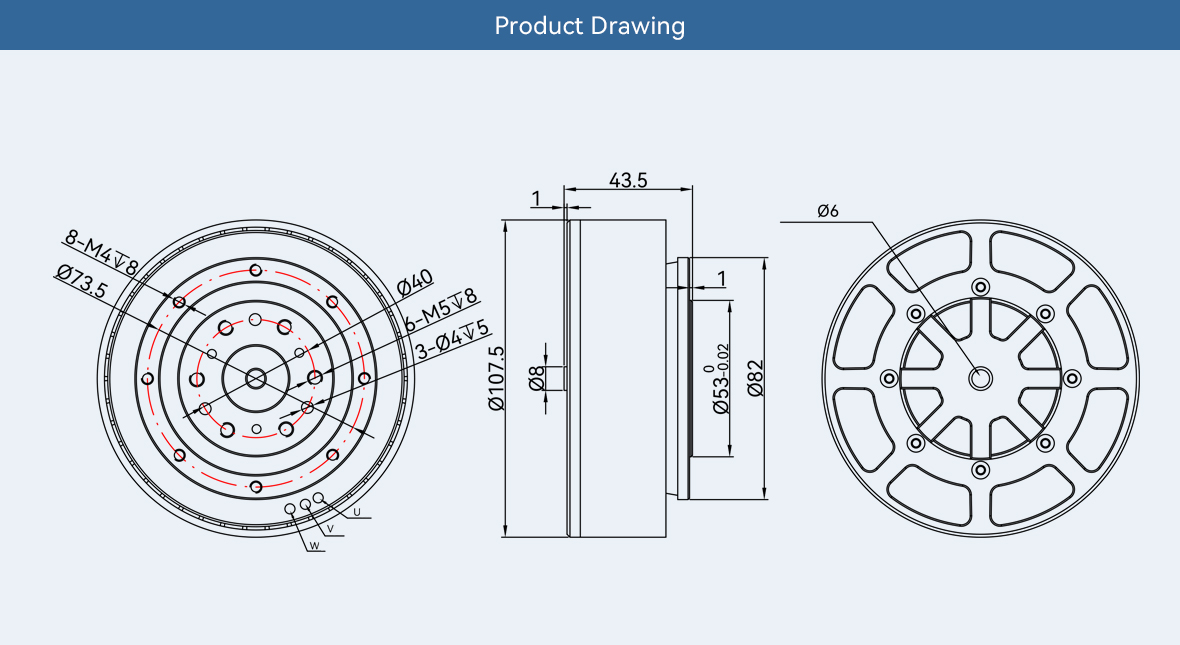 Cubermars AKE90-8高トルク55Nm 48V  - Bldc Planetary Gear Motor 48V High Torque のレビューと価格