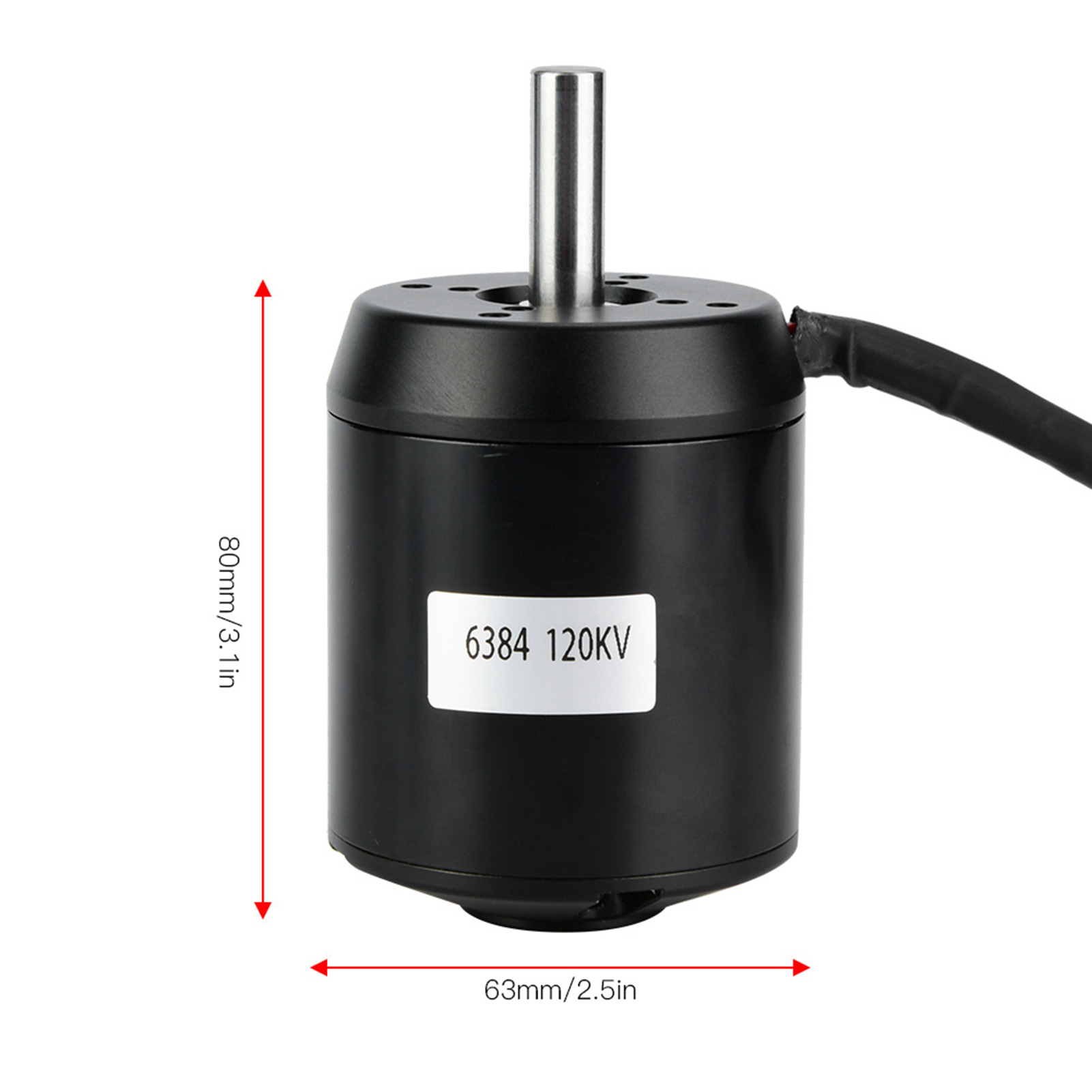 6384 120KV BLDCアウトランナーブラシレスセンサ - 6384 Brushless Motor Sensored のレビューと価格
