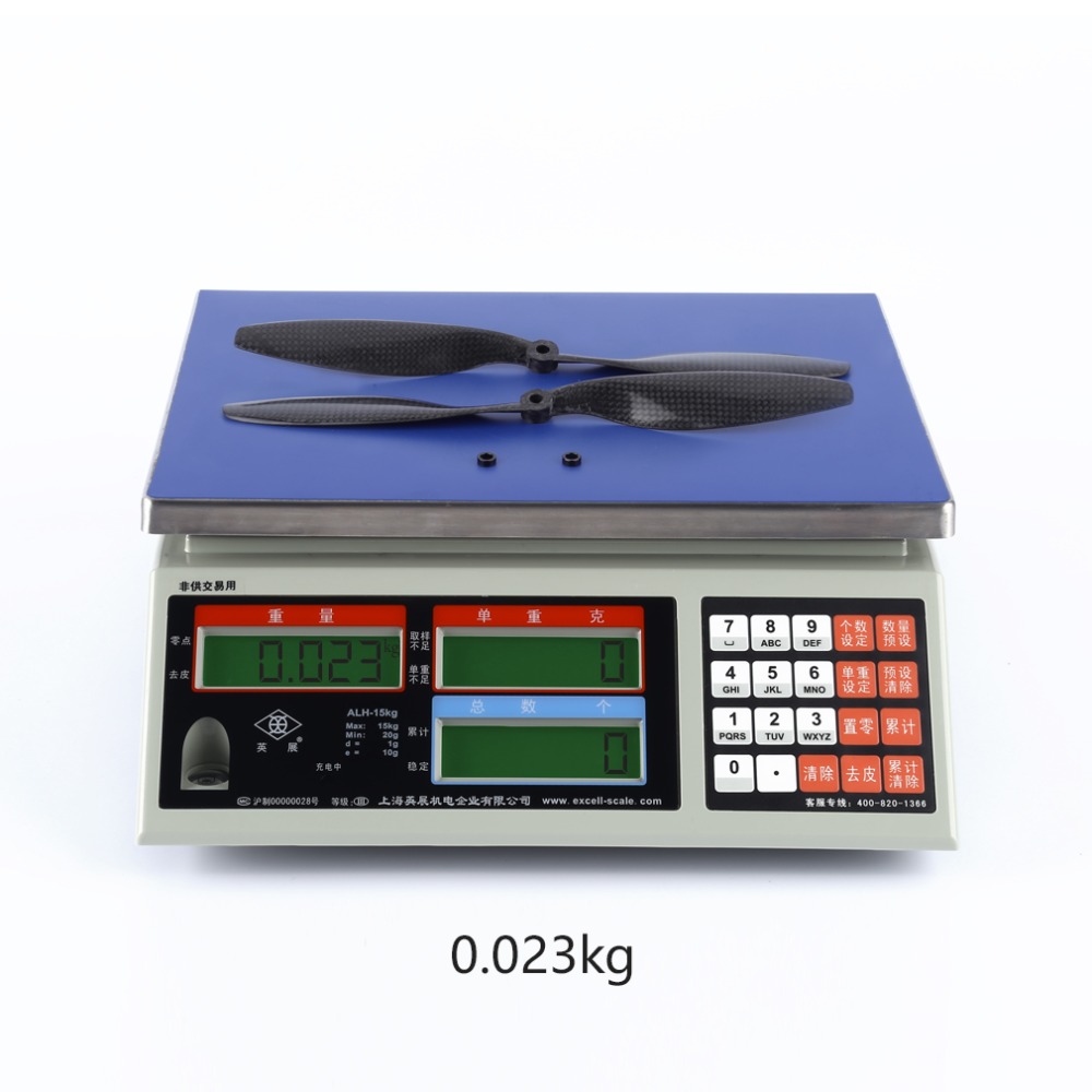 1 ペア 1045 カーボンファイバープロペラ F450 F - Brushless Motor Thrust Test Stand のレビューと価格