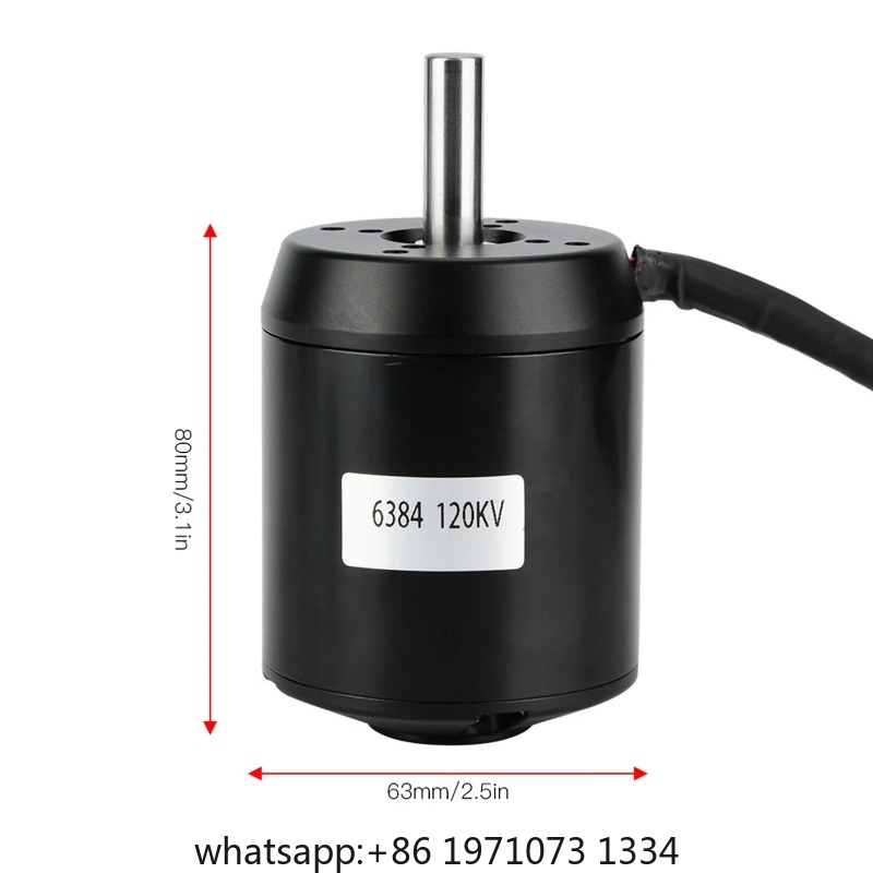 6384 120KV BLDCアウトランナーブラシレスセンサ - 6384 Brushless Motor Sensored のレビューと価格