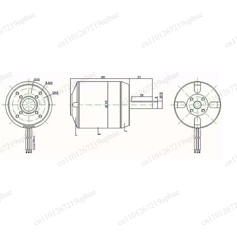 6384 150KV 200KV センサー付きブラシレスモー - 6384 Brushless Motor Sensored のレビューと価格